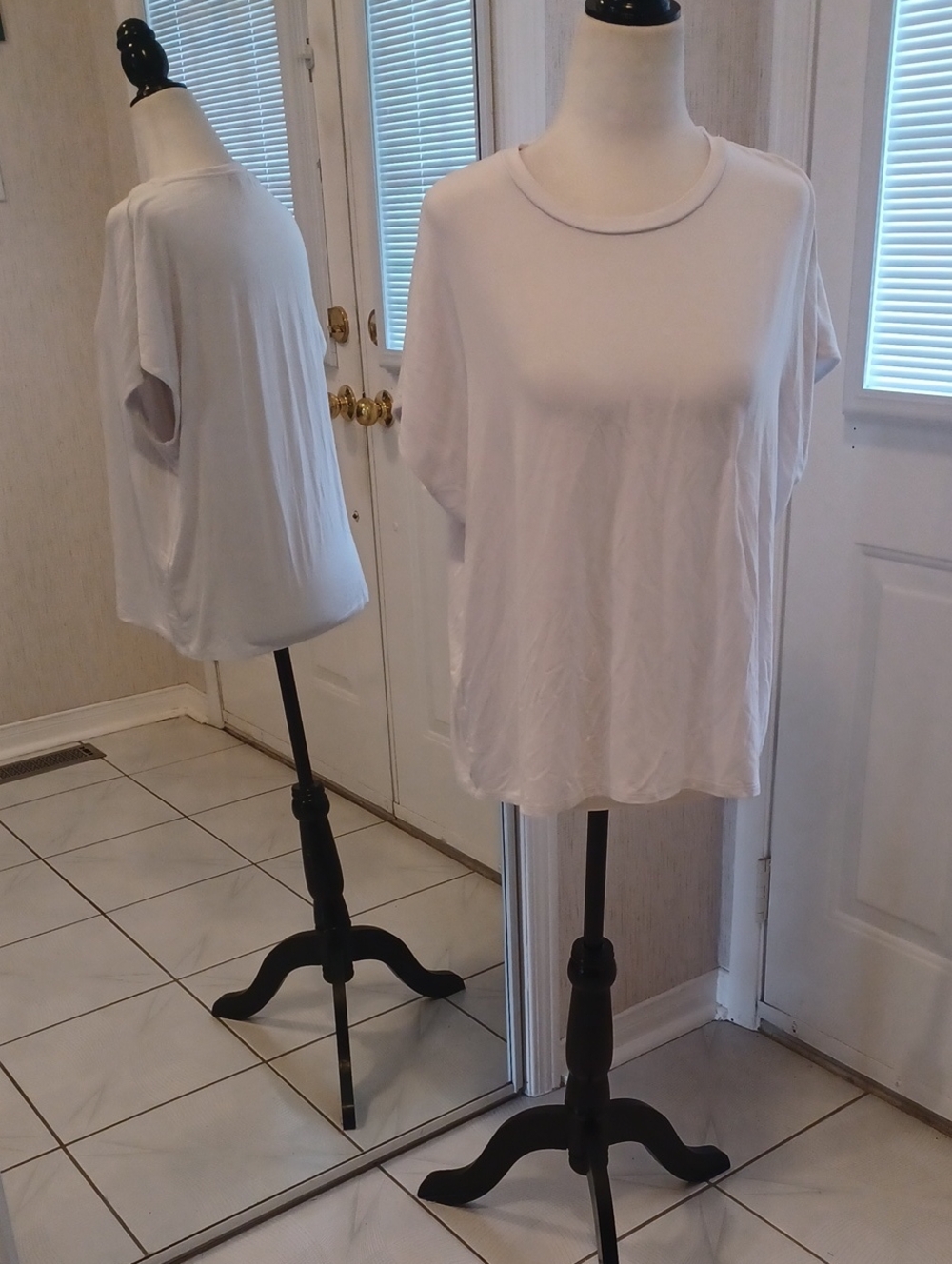 $4 Add-on Studio White Short-Sleeve  Tee